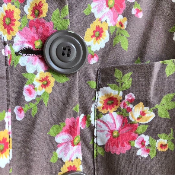 1970s does 1930s VTG Floral Cotton Skirt & Bandeau - Picture 7 of 8